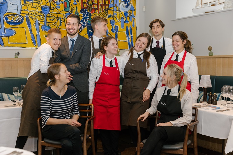 Front of House team at The Seafood Restaurant